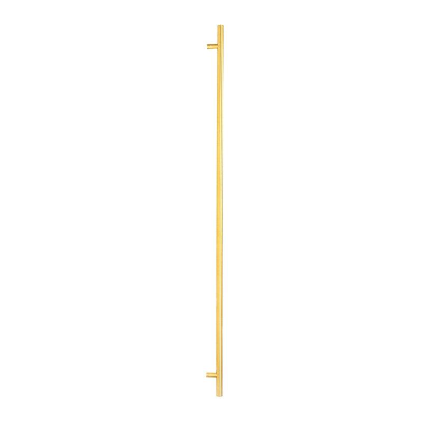 Aged Brass (316) 1.8m T Bar Handle Bolt Fix 32mm Ø | From The Anvil-Pull Handles-Yester Home