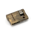 Aged Brass 35/10 5pin Single Cylinder | From The Anvil - Euro Cylinders - From The Anvil - Yester Home