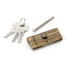 Aged Brass 35/35 5pin Euro Cylinder | From The Anvil-Euro Cylinders-Yester Home