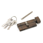 Aged Brass 35/35 5pin Euro Cylinder/Thumbturn | From The Anvil - Euro Cylinders - From The Anvil - Yester Home