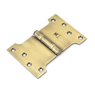 Aged Brass 4" x 4" x 6"  Parliament Hinge (pair) ss | From The Anvil - Parliament Hinges - From The Anvil - Yester Home
