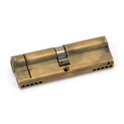 Aged Brass 45/45 5pin Euro Cylinder KA | From The Anvil - Euro Cylinders - From The Anvil - Yester Home