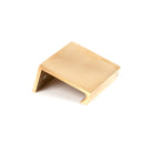 Aged Brass 50mm Plain Edge Pull | From The Anvil-Cabinet Pulls-Yester Home