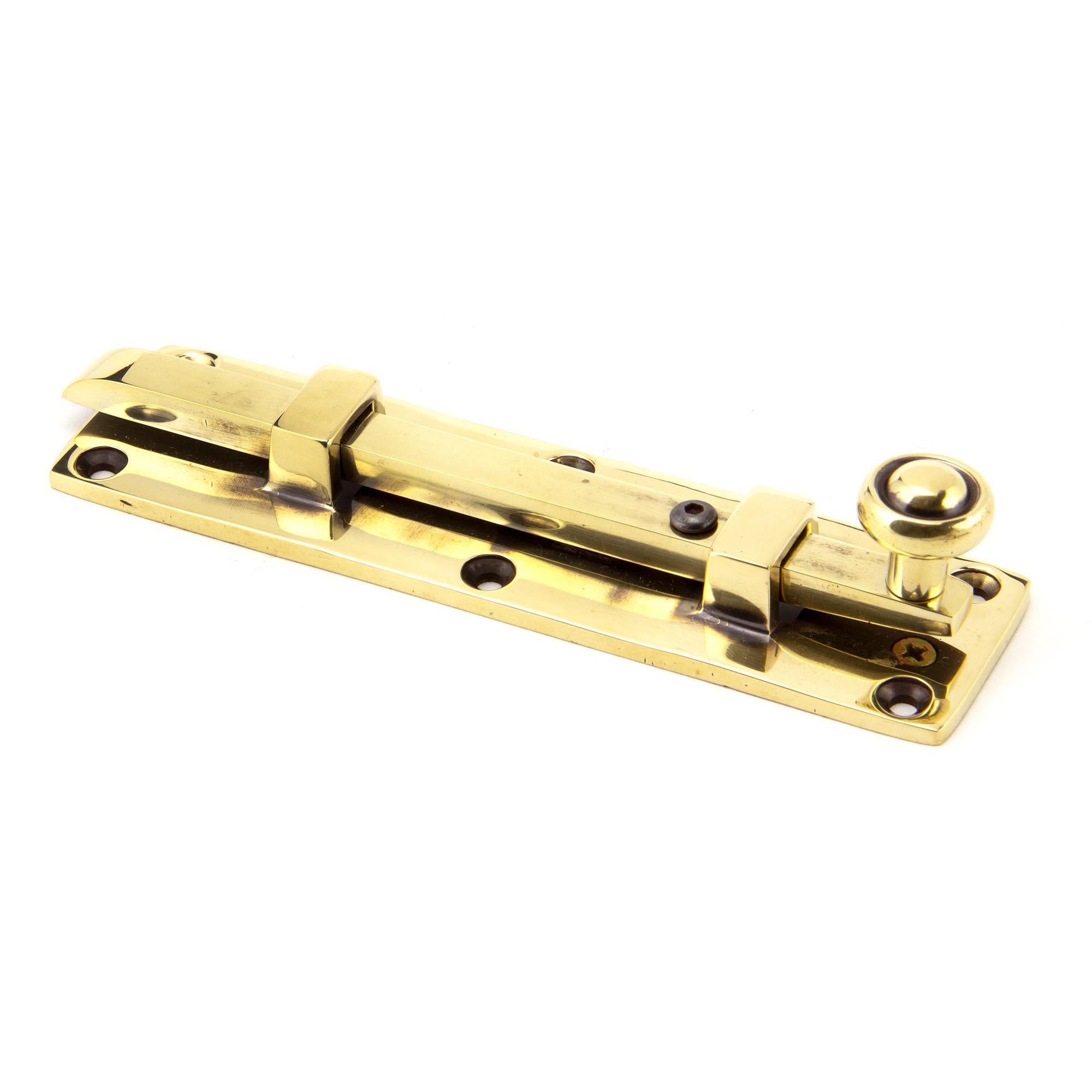 Aged Brass 6" Universal Bolt | From The Anvil - Bolts - From The Anvil - Yester Home