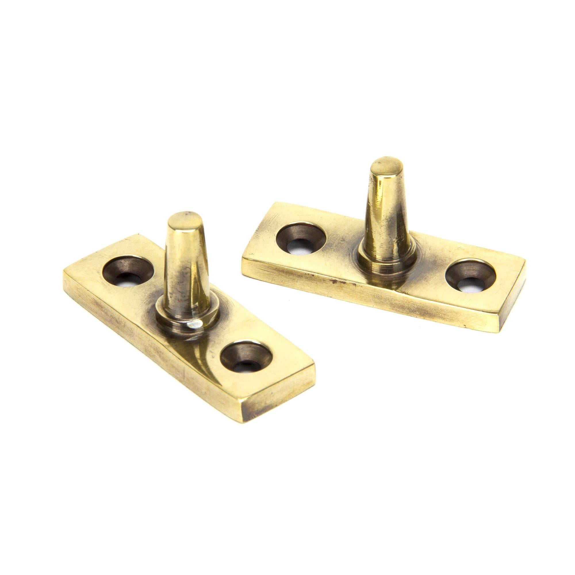 Aged Brass 8" Monkeytail Stay | From The Anvil - Stays - From The Anvil - Yester Home
