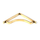 Aged Brass Abingdon Shelf Bracket (200mm x 200mm) | From The Anvil-Shelf Brackets-Yester Home