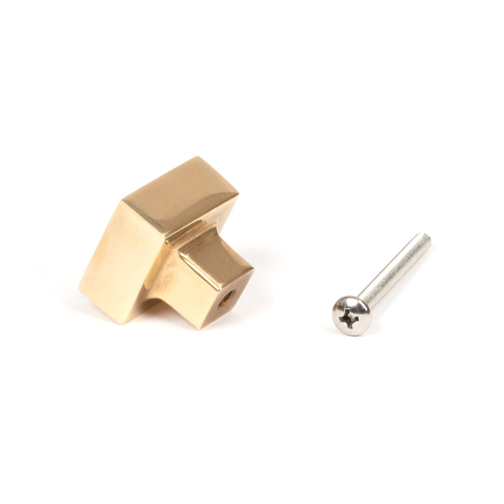 Aged Brass Albers Cabinet Knob - 25mm | From The Anvil-Cabinet Knobs-Yester Home
