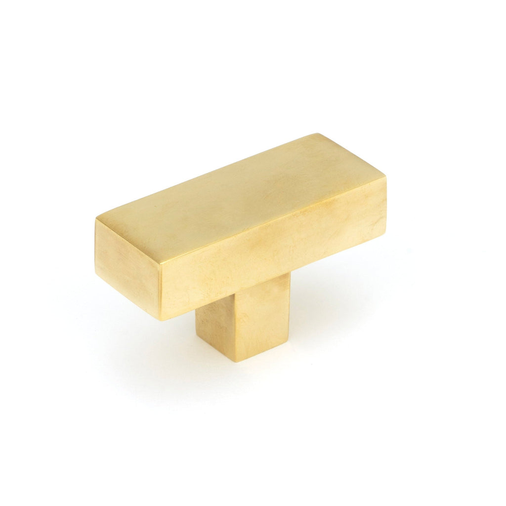 Aged Brass Albers T-Bar | From The Anvil-Cabinet Knobs-Yester Home