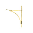 Aged Brass Apperley Shelf Bracket (260mm x 200mm) | From The Anvil - Shelf Brackets - From The Anvil - Yester Home