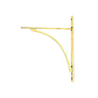 Aged Brass Apperley Shelf Bracket (314mm x 250mm) | From The Anvil-Shelf Brackets-Yester Home