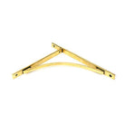 Aged Brass Apperley Shelf Bracket (314mm x 250mm) | From The Anvil-Shelf Brackets-Yester Home