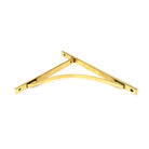 Aged Brass Apperley Shelf Bracket (314mm x 250mm) | From The Anvil - Shelf Brackets - From The Anvil - Yester Home