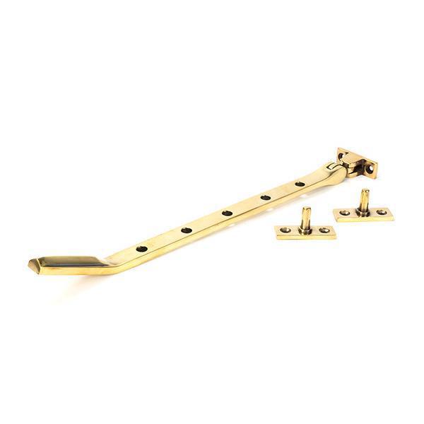 Aged Brass Art Deco 12" Stay - Stays - From The Anvil - Yester Home