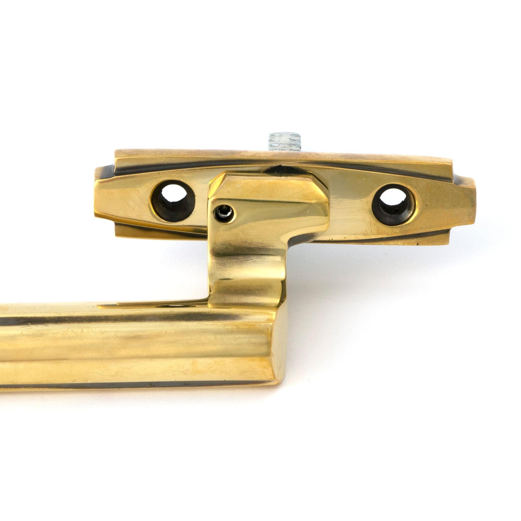 Aged Brass Art Deco Espag - RH - Espag. Fasteners - From The Anvil - Yester Home