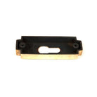Aged Brass Art Deco Euro Escutcheon (Set) | From The Anvil-Euro Escutcheons-Yester Home