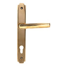 Aged Brass Art Deco Slimline Lever Espag. Lock Set | From The Anvil - Espagnolette - From The Anvil - Yester Home