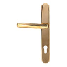 Aged Brass Art Deco Slimline Lever Espag. Lock Set | From The Anvil-Espagnolette-Yester Home