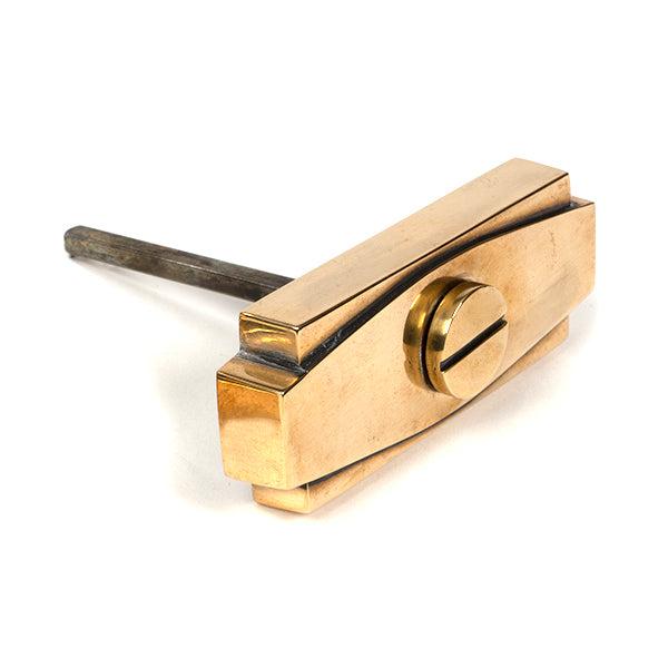 Aged Brass Art Deco Thumbturn | From The Anvil-Thumbturns-Yester Home