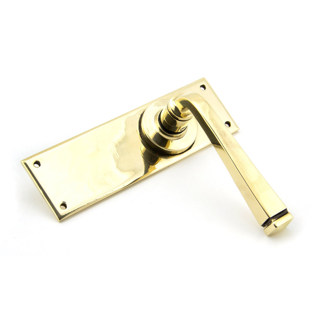 Aged Brass Avon Lever Latch Set | From The Anvil-Lever Latch-Yester Home
