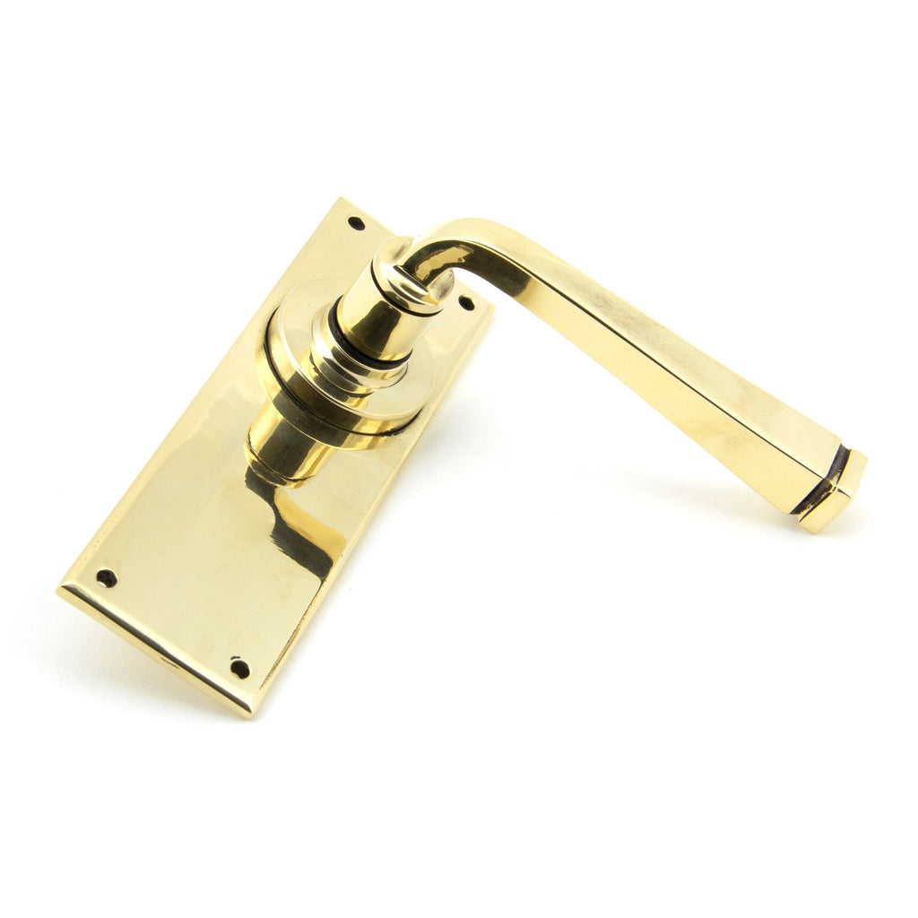Aged Brass Avon Lever Latch Set | From The Anvil-Lever Latch-Yester Home