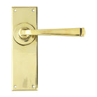 Aged Brass Avon Lever Latch Set | From The Anvil - Lever Latch - From The Anvil - Yester Home