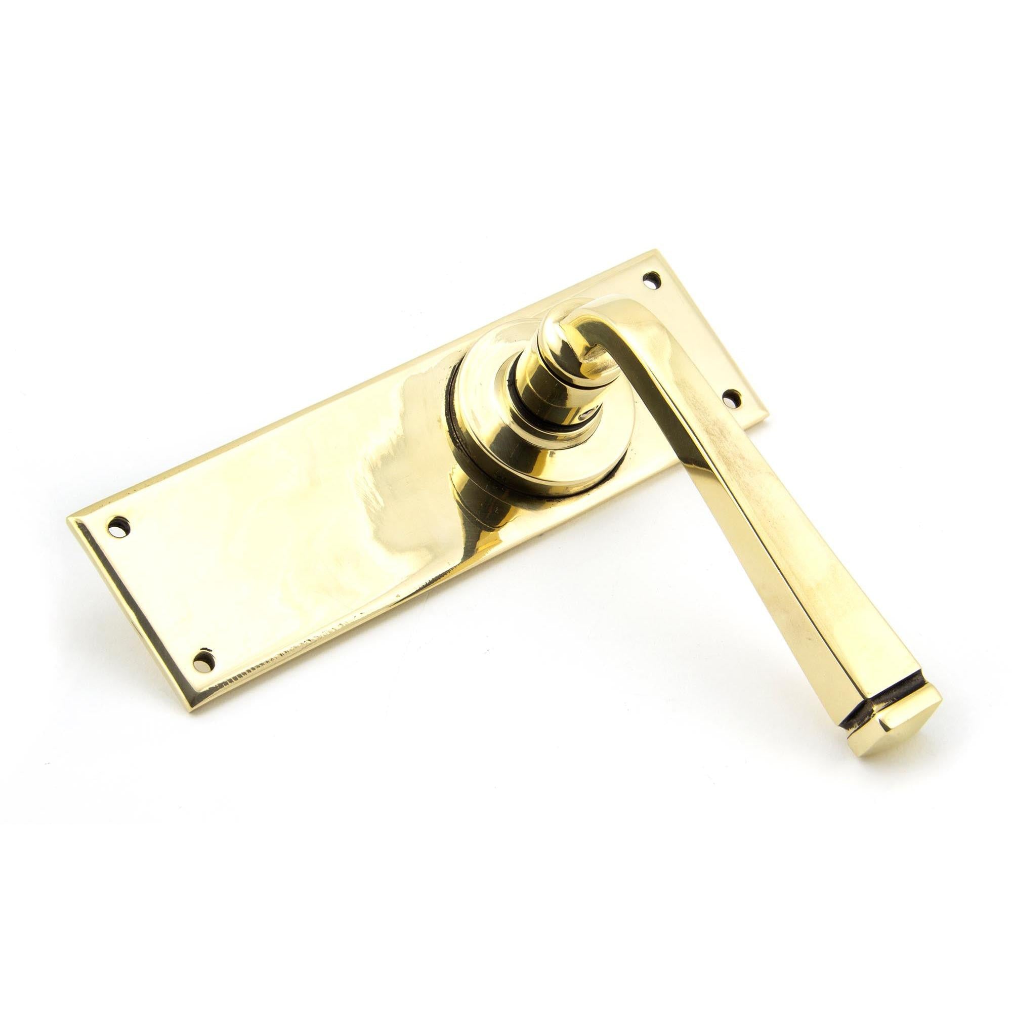 Aged Brass Avon Lever Latch Set | From The Anvil - Lever Latch - From The Anvil - Yester Home