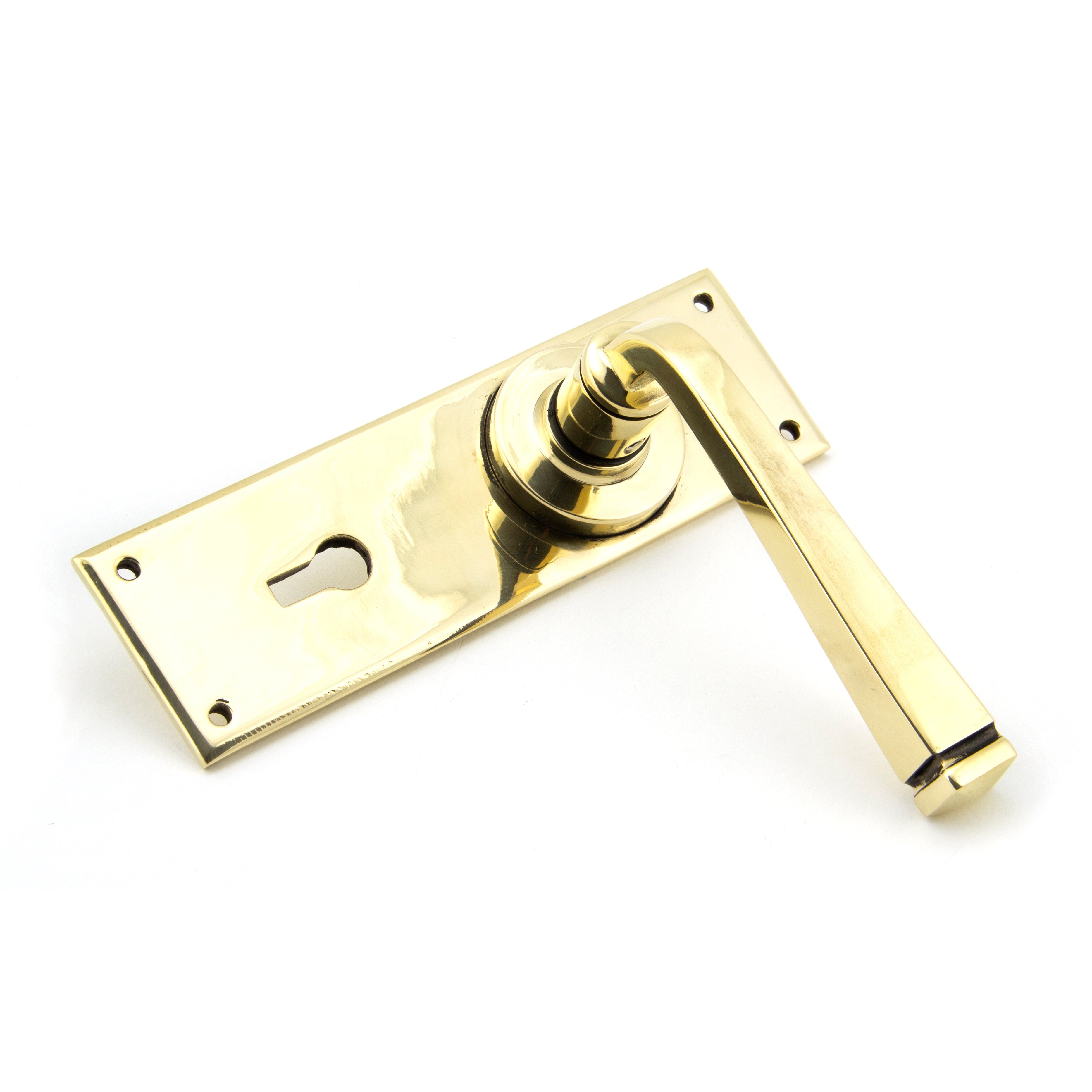 Aged Brass Avon Lever Lock Set | From The Anvil-Lever Lock-Yester Home