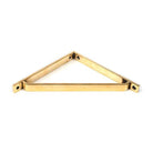 Aged Brass Barton Shelf Bracket (200mm x 200mm) | From The Anvil-Shelf Brackets-Yester Home