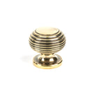 Aged Brass Beehive Cabinet Knob 30mm | From The Anvil-Cabinet Knobs-Yester Home