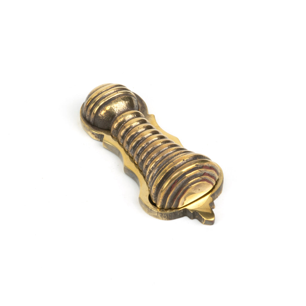 Aged Brass Beehive Escutcheon | From The Anvil-Escutcheons-Yester Home