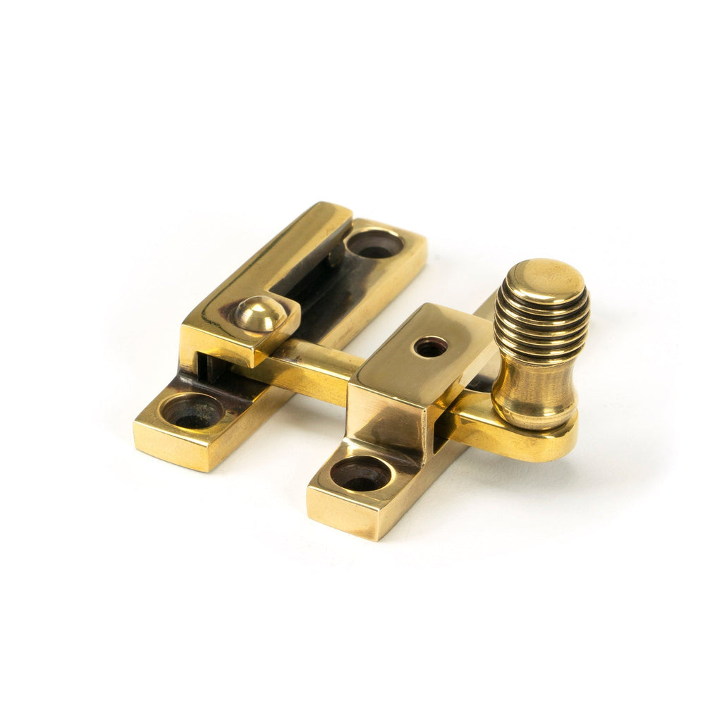Aged Brass Beehive Quadrant Fastener - Narrow | From The Anvil-Quadrant Fasteners-Yester Home