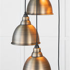 Aged Brass Brindley Cluster Pendant | From The Anvil - Cluster Pendants - From The Anvil - Yester Home
