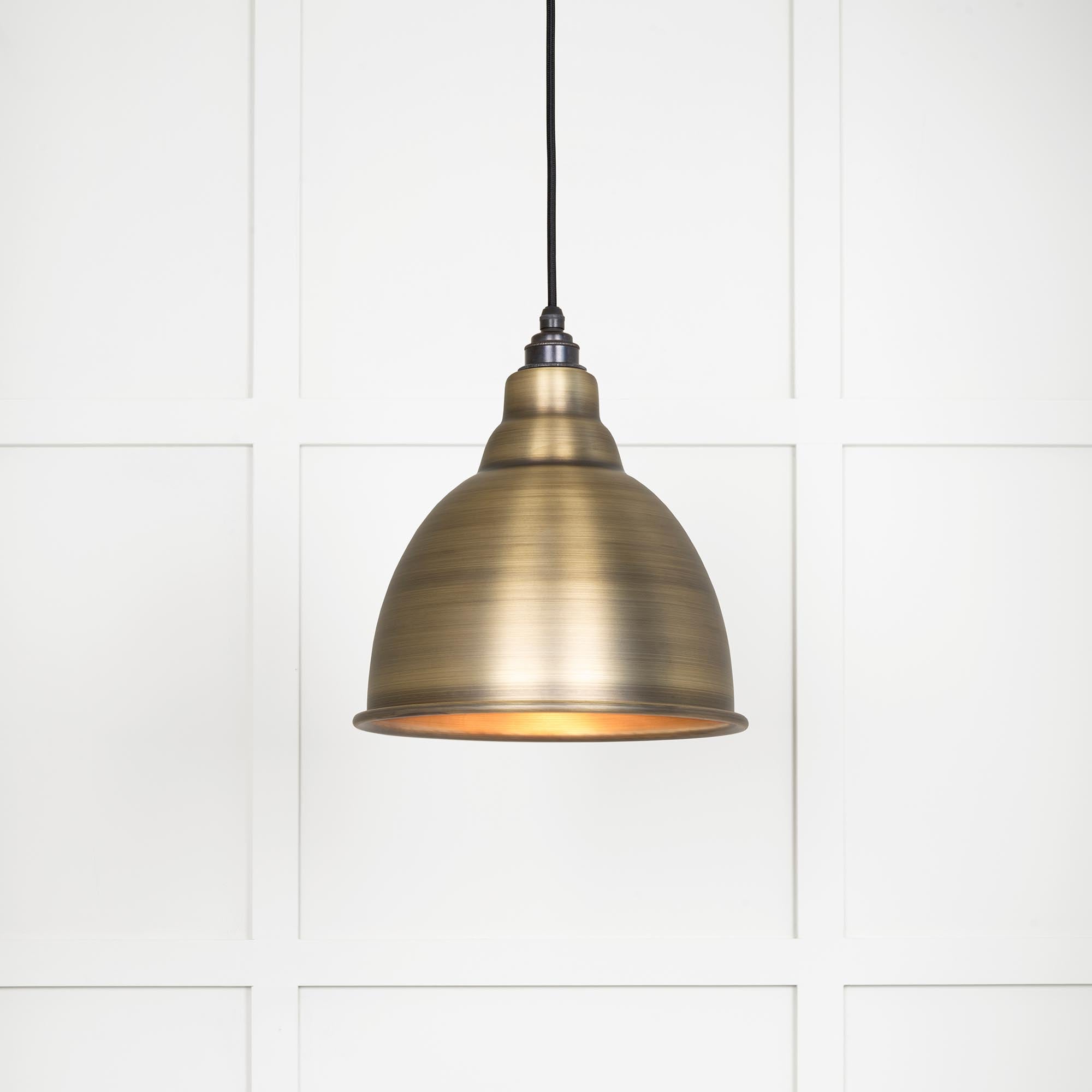 Aged Brass Brindley Pendant | From The Anvil - Brindley - From The Anvil - Yester Home
