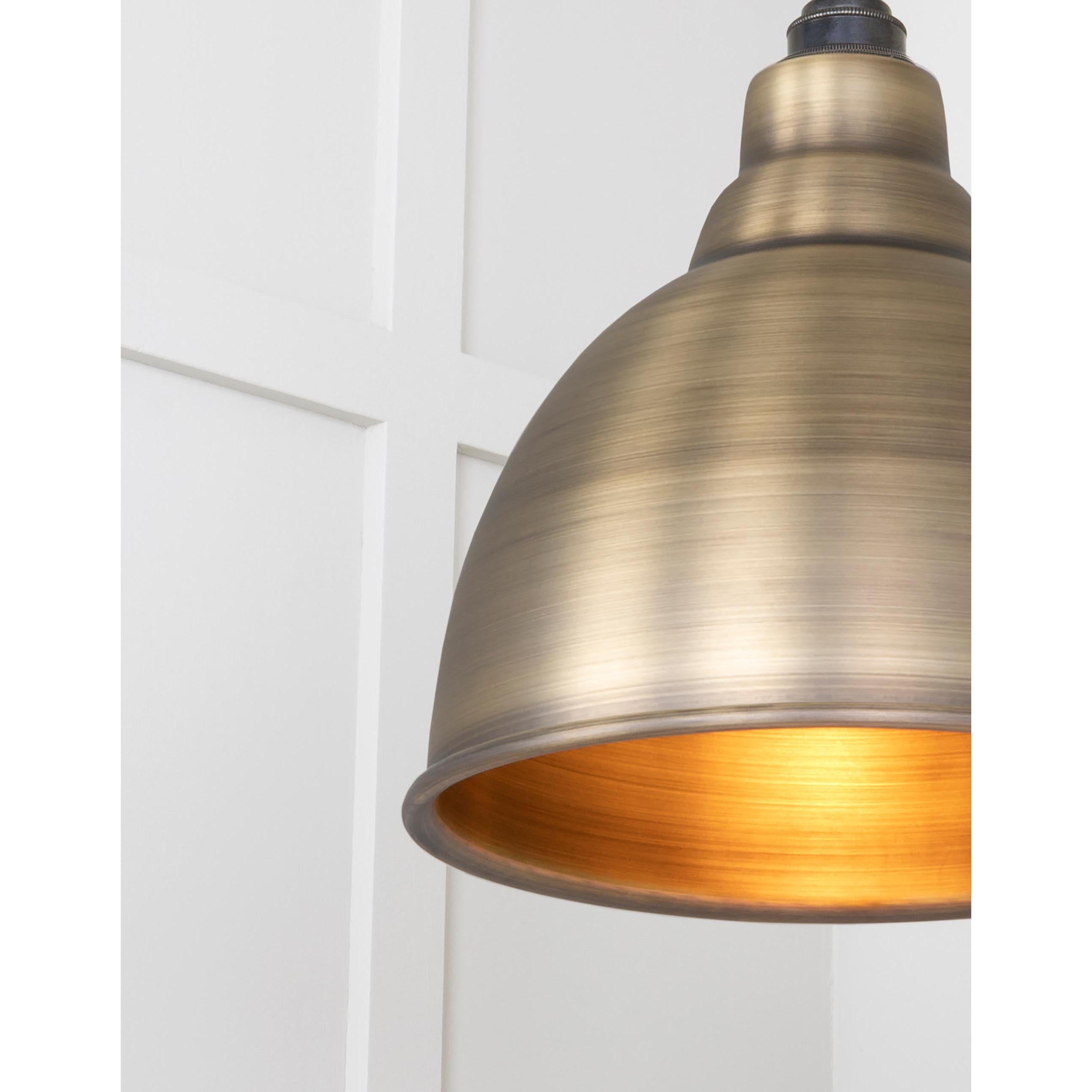 Aged Brass Brindley Pendant | From The Anvil - Brindley - From The Anvil - Yester Home