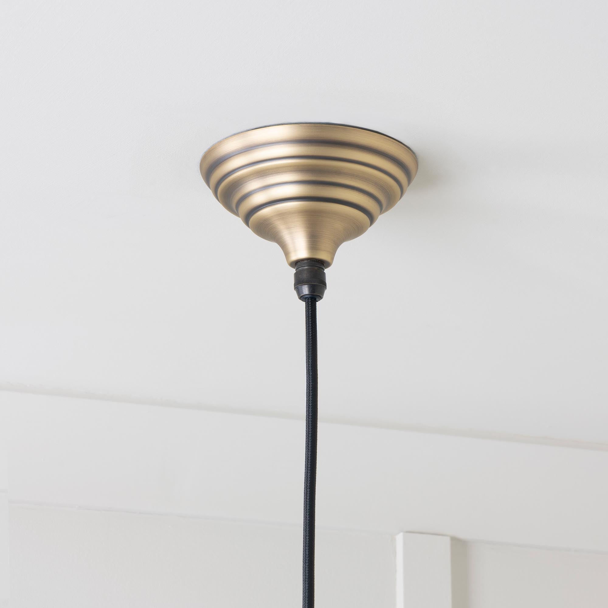 Aged Brass Brindley Pendant | From The Anvil - Brindley - From The Anvil - Yester Home