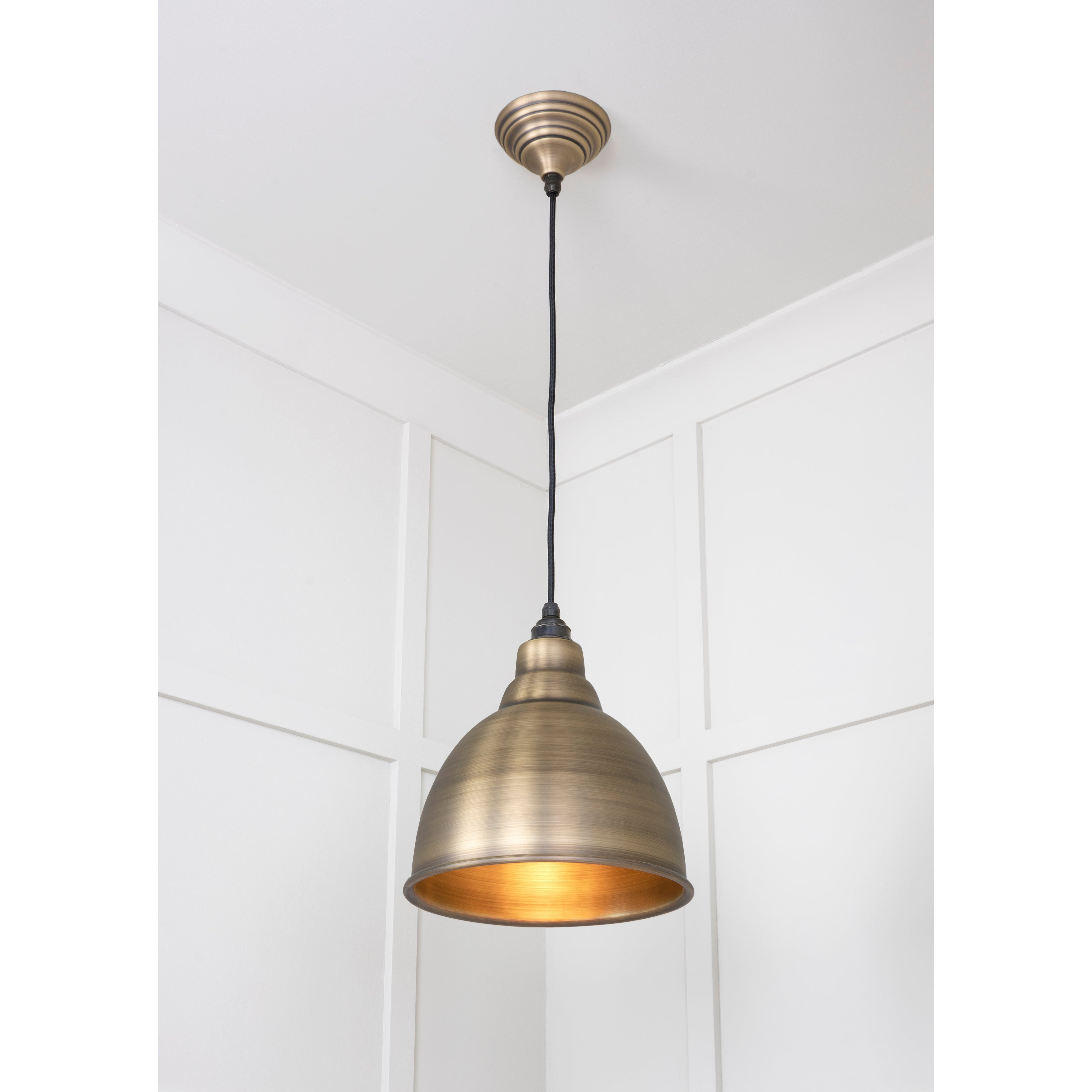 Aged Brass Brindley Pendant | From The Anvil-Brindley-Yester Home