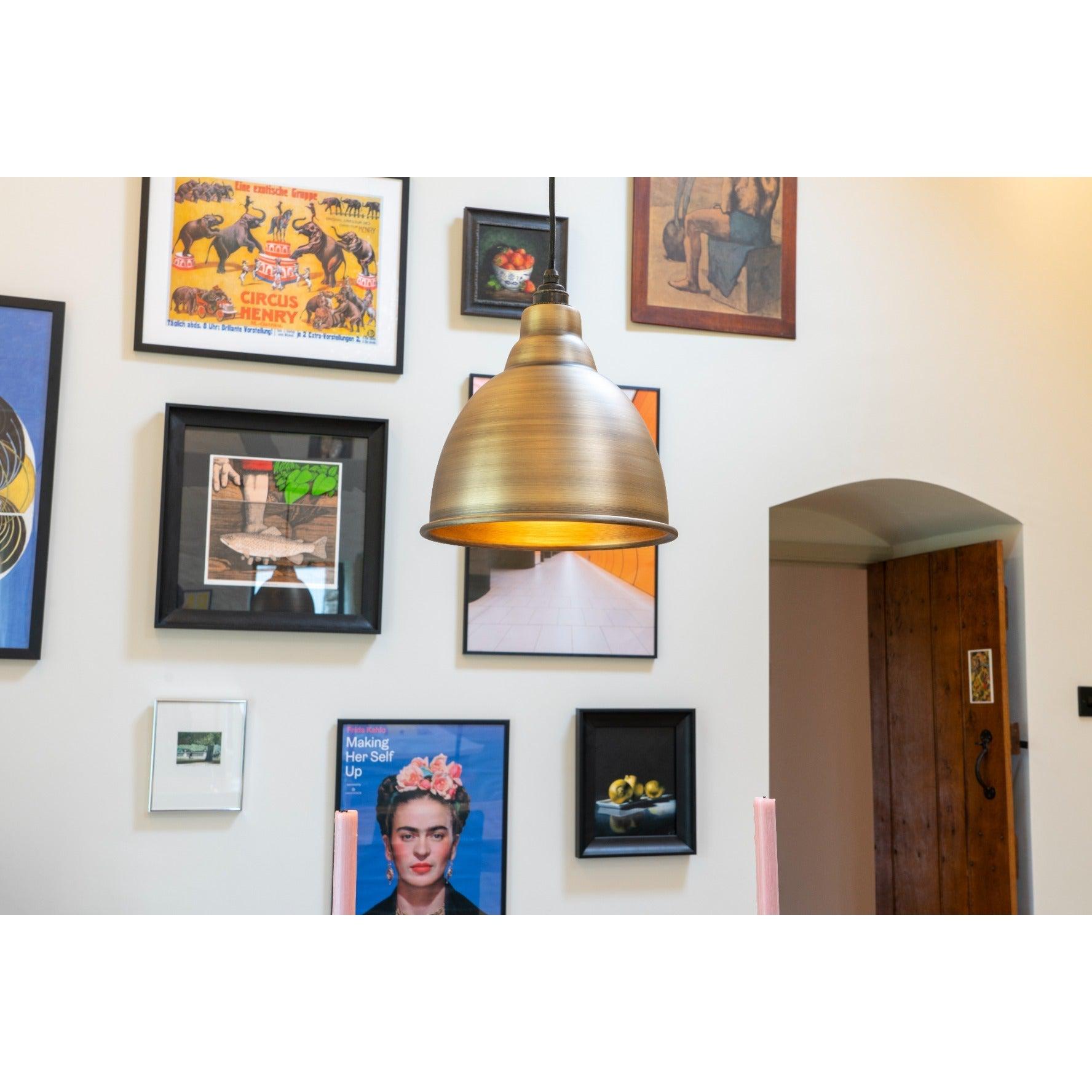 Aged Brass Brindley Pendant | From The Anvil-Brindley-Yester Home