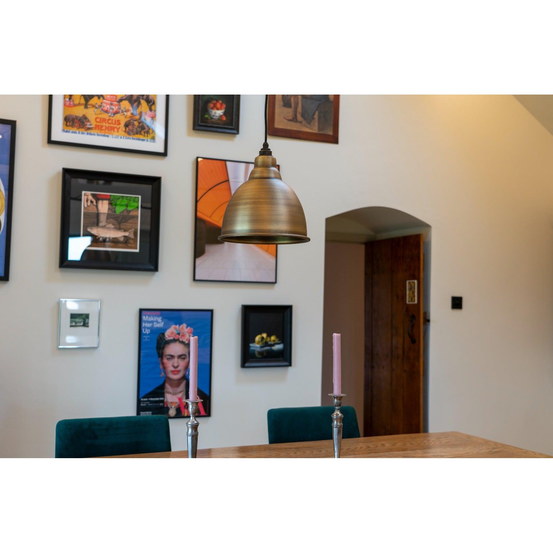 Aged Brass Brindley Pendant | From The Anvil-Brindley-Yester Home