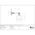 Aged Brass Brindley Wall Light | From The Anvil - Wall Lights - From The Anvil - Yester Home