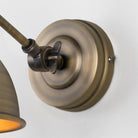 Aged Brass Brindley Wall Light | From The Anvil-Wall Lights-Yester Home