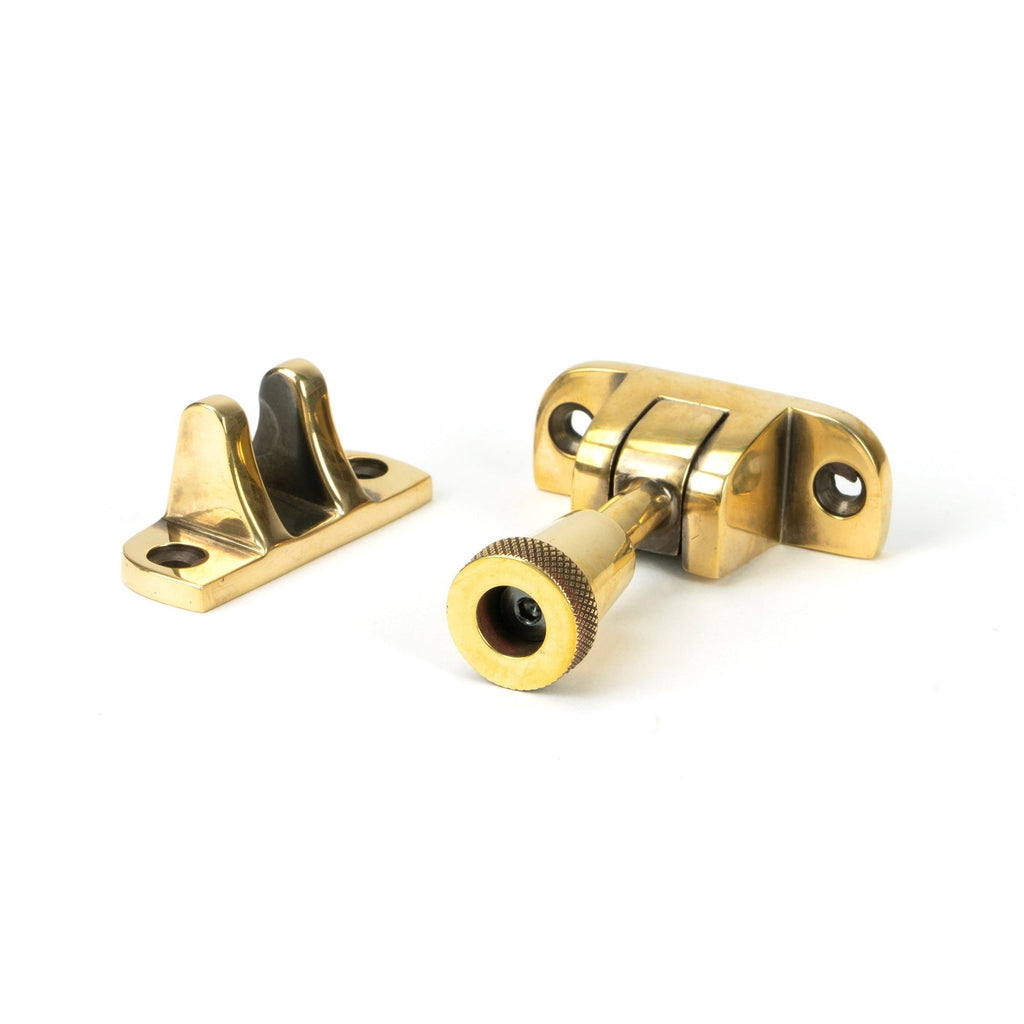 Aged Brass Brompton Brighton Fastener (Radiused) | From The Anvil-Fasteners-Yester Home