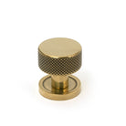 Aged Brass Brompton Cabinet Knob - 25mm (Plain) | From The Anvil - Cabinet Knobs - From The Anvil - Yester Home