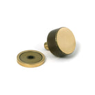 Aged Brass Brompton Cabinet Knob - 32mm (Plain) | From The Anvil - Cabinet Knobs - From The Anvil - Yester Home