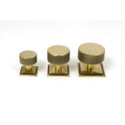 Aged Brass Brompton Cabinet Knob - 32mm (Square) | From The Anvil - Cabinet Knobs - From The Anvil - Yester Home