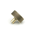 Aged Brass Brompton Cabinet Knob - 38mm (No rose) | From The Anvil-Cabinet Knobs-Yester Home