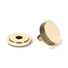 Aged Brass Brompton Centre Door Knob (Art Deco) | From The Anvil-Centre Door Knobs-Yester Home