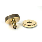 Aged Brass Brompton Centre Door Knob (Art Deco) | From The Anvil - Centre Door Knobs - From The Anvil - Yester Home