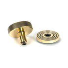 Aged Brass Brompton Centre Door Knob (Beehive) | From The Anvil - Centre Door Knobs - From The Anvil - Yester Home