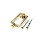 Aged Brass Brompton Door Knocker | From The Anvil-Bolt-Through Door Knockers-Yester Home