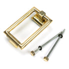 Aged Brass Brompton Door Knocker | From The Anvil - Bolt-Through Door Knockers - From The Anvil - Yester Home